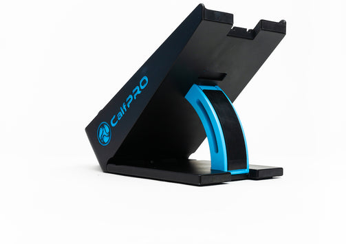 This is a portable and collapsible Calf stretcher that locks your heel in place to deeply stretch your calf. Helps fight plantar fasciitis and achilles tendonitis pain. Best Calf Stretcher. World's Best Calf Stretch, World's best Calf Stretcher.