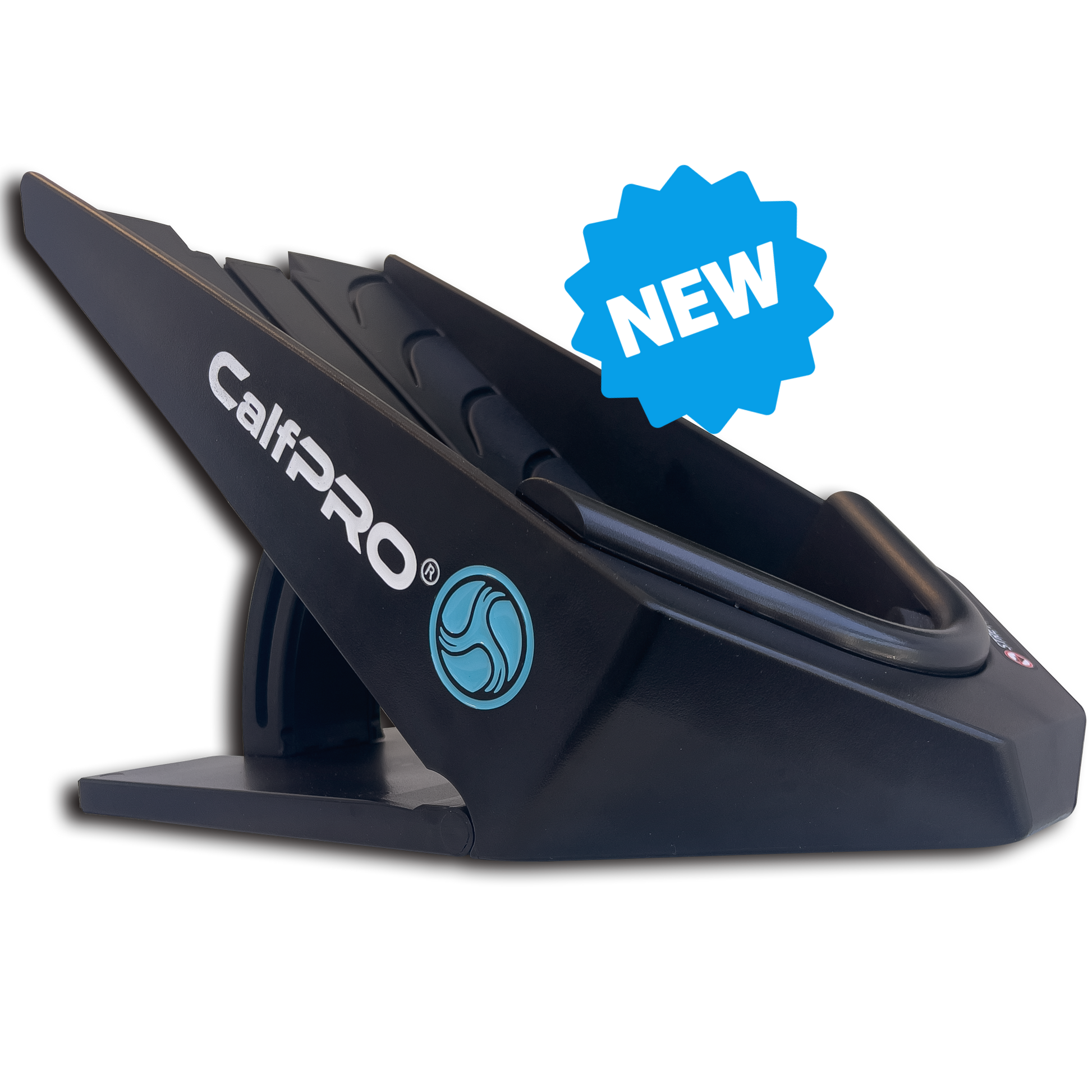 CalfPRO® deep calf stretcher is a portable and collapsible Calf stretcher that locks your heel in place to deeply stretch your calf. Helps fix plantar fasciitis and achilles tendonitis pain. Leveraged Calf Stretcher. CalfPRO is World's deepest Calf Stretching device, for heel pain relief. Plantar fasciitis, Heel pain, calf stretcher.