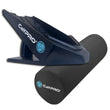 CalfPRO® calf stretcher is a portable and collapsible Calf stretcher that locks your heel in place to deeply stretch your calf. Helps fix plantar fasciitis and achilles tendonitis pain. Leveraged Calf Stretcher. CalfPRO is World's deepest Calf Stretch. Calf Stretcher, Foam Roller, Achilles, Plantar Fasciitis, Calf Muscles.