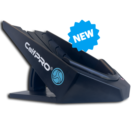 CalfPRO® deep calf stretcher is a portable and collapsible Calf stretcher that locks your heel in place to deeply stretch your calf. Helps fix plantar fasciitis and achilles tendonitis pain. Leveraged Calf Stretcher. CalfPRO is World's deepest Calf Stretching device, for heel pain relief.