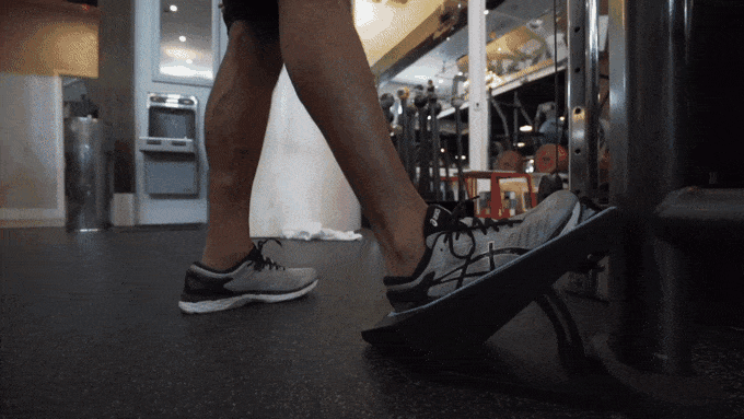 CalfPRO® calf stretcher is a portable and collapsible Calf stretcher that locks your heel in place to deeply stretch your calf. Helps fix plantar fasciitis and achilles tendonitis pain. Leveraged Calf Stretcher. CalfPRO is World's deepest Calf Stretch.